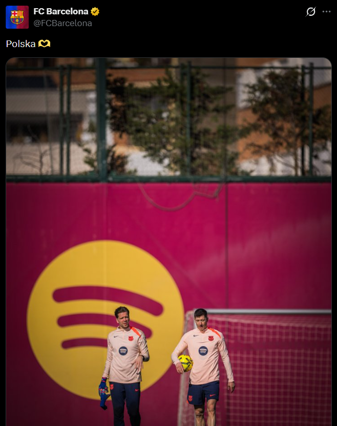 Tak konto Barcy postuje w kierunku Polaków <3